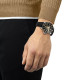 TISSOT T1206071744101 Seastar 2000 46mm POWERMATIC 80 two tone black dial 60ATM