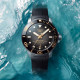TISSOT T1206071744101 Seastar 2000 46mm POWERMATIC 80 two tone black dial 60ATM