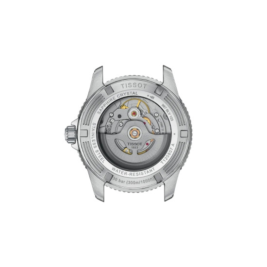 TISSOT T1208071109100 Seastar 1000 40mm POWERMATIC 80 turquoise dial 30ATM
