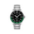 TISSOT T1208521105100 Seastar 1000 GMT 40mm black and green 30ATM
