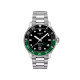 TISSOT T1208521105100 Seastar 1000 GMT 40mm black and green 30ATM