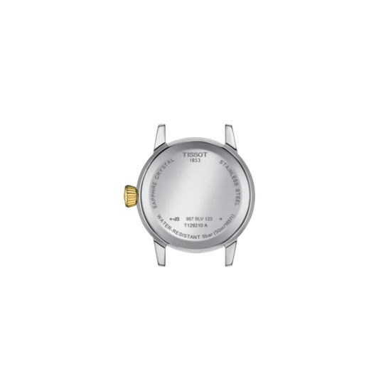 TISSOT T1292102203100 Classic Dream Two Tone Silver Dial 5ATM