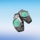 TISSOT T1372071109101 PRX 35 mm POWERMATIC 80 Turquoise dial 10ATM