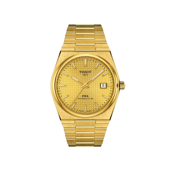 TISSOT T1374073302100 PRX 40mm POWERMATIC 80 full gold 10ATM