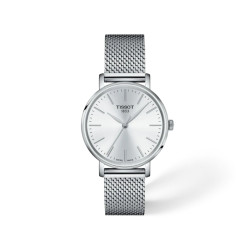 TISSOT T1432101101100 Everytime 34mm Silver Sunray Dial 5ATM
