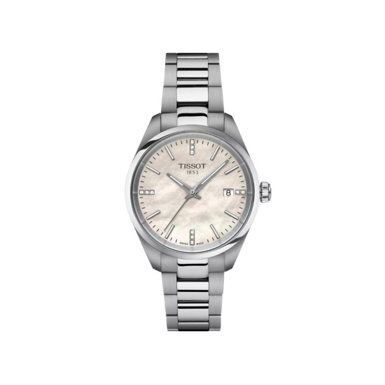 TISSOT T1502101111600 PR 100 34mm mother of pearl dial 10ATM