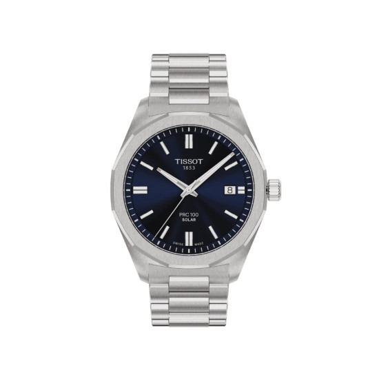 TISSOT T1514221104100 PRC 100 Solar 39mm Dark Blue dial 10ATM