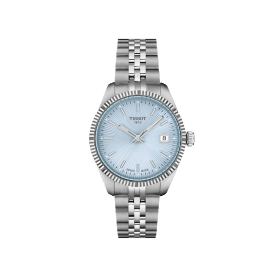 TISSOT T1562101135100 Ballade 34mm Guilloché blue dial 10ATM
