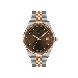 TISSOT T1564102229101 Ballade 40mm Guilloché Brown dial 10ATM