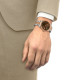 TISSOT T1564102229101 Ballade 40mm Guilloché Brown dial 10ATM