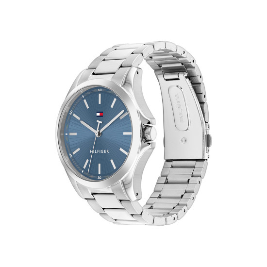 Tommy Hilfiger 1710670 muški sat Bruce Pure Classic Silver Tone Stainless Steel Light Blue Dial 42mm