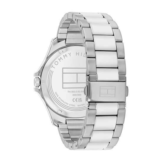 Tommy Hilfiger 1710670 muški sat Bruce Pure Classic Silver Tone Stainless Steel Light Blue Dial 42mm