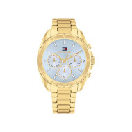 Tommy Hilfiger 1782783 ženski sat Mellie Multifunkcionalni Sportsko-Elegantan Gold Tone Stainless Steel Sky Blue Dial 36mm