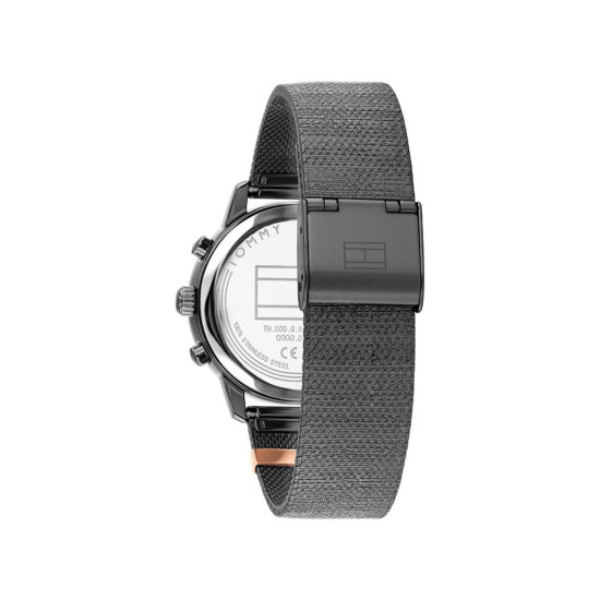 Tommy Hilfiger 1782810 ženski sat Multifunction Gunmetal Tone Stainless Steel Mesh Band Rose Gold Detail 34mm Bestseller