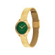 Tommy Hilfiger 1782812 ženski sat Demi Gold Tone Stainless Steel Elegant Extra Small Mesh Bracelet Emerald Green Dial 26mm