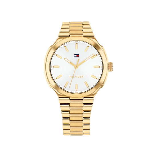 Tommy Hilfiger 1782819 ženski sat GEORGIA Classic Line Gold Tone Stainless Steel White Sunray Dial 36mm