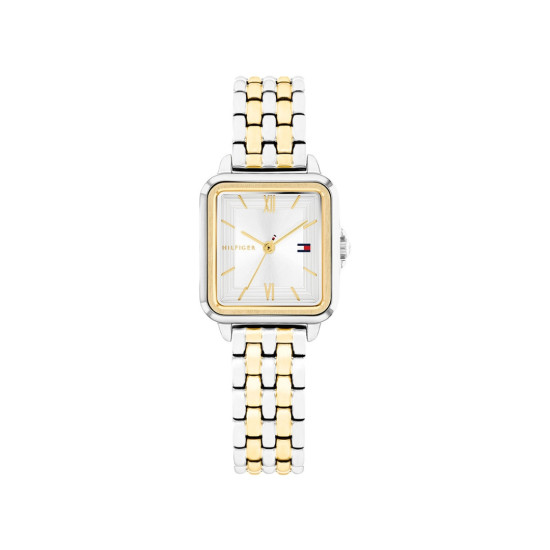 Tommy Hilfiger 1782861 ženski sat Mia Two Tone Stainless Steel pravougaono kućište Sunray White Dial 24mm