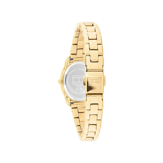 Tommy Hilfiger 1782875 ženski sat Demi Oval Petite Gold Tone Stainless Steel Champagne Dial Edition 22mm