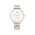 Tommy Hilfiger 1782879 ženski sat Tea Multifunkcionalni Silver Stainless Steel Rose Gold Detail Mesh Band White Dial 36mm
