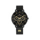 Tommy Hilfiger 1782882 ženski sat Tea Multifunkcionalni Black Stainless Steel Gold Detail Mesh Band Black Dial 36mm