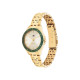Tommy Hilfiger 1782892 ženski sat Jade Gold Tone Stainless Steel Green Detail Champagne Dial Edition Sunray effect 30mm