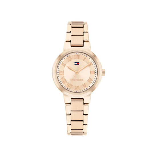 Tommy Hilfiger 1782906 ženski sat Becca Rose Gold Stainless Steel Roman Numerals Monochromatic Style Dial 28mm