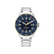 Tommy Hilfiger 1792229 muški sat REMY Classic Line Elegant Silver Stainless Steel Gold Detail Deep Blue Dial 43mm