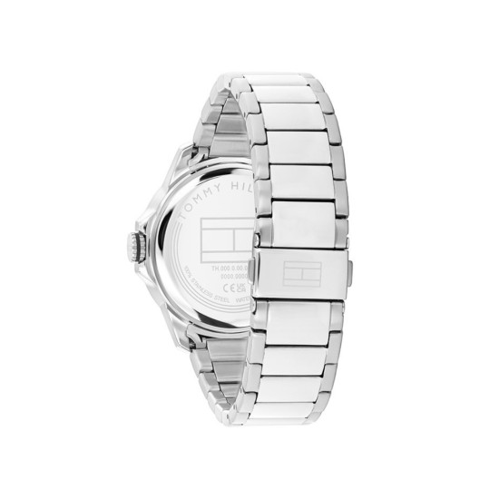 Tommy Hilfiger 1792230 muški sat REMY Classic Line Elegant Silver Stainless Steel Gold Detail Fresh Green Dial 43mm