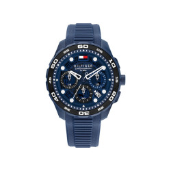 Tommy Hilfiger 1792232 muški sat Regatta Chronograph Blue Silicone Marine Blue Dial 44mm 10ATM