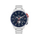 Tommy Hilfiger 1792261 muški sat Bank Timeless Chronograph Deep Blue Dial 44mm
