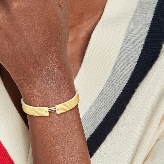 Tommy Hilfiger 2781046 Narukvica Čvrsta Chunky Gold Tone Stainless Steel
