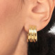 Tommy Hilfiger 2781071 minđuše alke Gold Tone Stainless Steel Logo TH 21mm