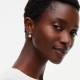 Tommy Hilfiger 2781079 minđuše Crystal Disco Ball Gold Tone Stainless Steel 16mm Effortless Chic