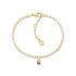 Tommy Hilfiger 2781093 narukvica TH Tennis Gold Tone Stainless Steel 19cm Crystal Effect Timeless Elegance
