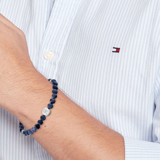 Tommy Hilfiger 2790608 muška narukvica Sodalite Beaded Bracelet Nawy Blue 