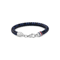 Tommy Hilfiger 2790634 muška narukvica Deep Blue Black Leather