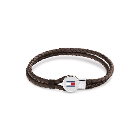 Tommy Hilfiger 2790655 muška narukvica dvoredna Brown Leather