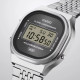 Casio Vintage A140WE-8A unisex Oversized Oval Digital Silver Tone 36mm NEW EDITION