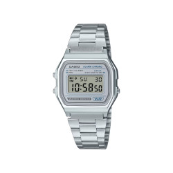 Casio Vintage A158WEA-7 unisex Everyday Classic Metal Finish Light Blue Detail