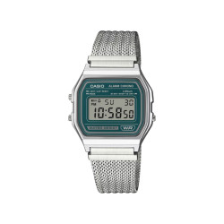 Casio Vintage A158WEM-3 unisex Refined Mesh Classic Dark Green