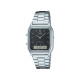 Casio Vintage AQ-230A-1DMQ unisex Analog-Digital Minimalist Graphite Dial Sunray effect