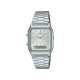 Casio Vintage AQ-230A-7AMQY unisex Analog-Digital Minimalist White Dial Sunray effect