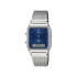 Casio Vintage AQ-230EM-2A unisex Analog-Digital Minimalist Deep Blue Dial Sunray effect Mesh Band