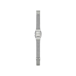 Casio Vintage AQ-230EM-7A unisex Analog-Digital Minimalist White Dial Sunray effect Mesh Band