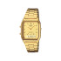 Casio Vintage AQ-230GA-9 unisex Analog-Digital Minimalist Gold Tone Champagne Dial Edition Sunray effect