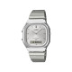 Casio Vintage AQ-240E-7A unisex Edgy Silver Tone Xl Silver Dial Edition