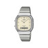 Casio Vintage AQ-240E-7A2 unisex Edgy Silver Tone Xl Cream White Dial Edition