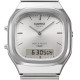 Casio Vintage AQ-240E-7A unisex Edgy Silver Tone Xl Silver Dial Edition