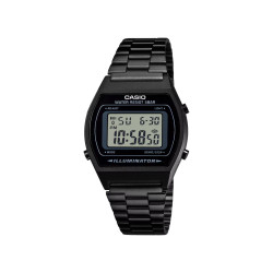 Casio Vintage B640WB-1A unisex Retro Edition All Black Stainless Steel 35mm