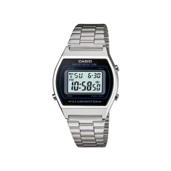 Casio Vintage B640WD-1A ženski sat Sparkle Retro Edition Classic Silver Matte Black detail